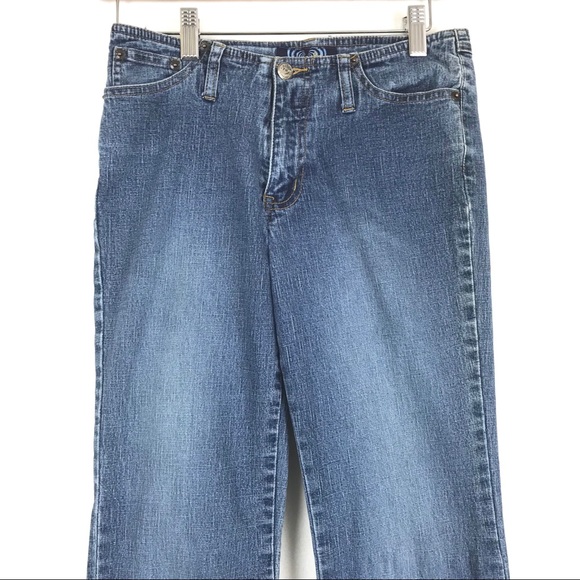 Angels Flare Leg Jeans 7 Juniors Blue Medium Wash - Picture 2 of 8